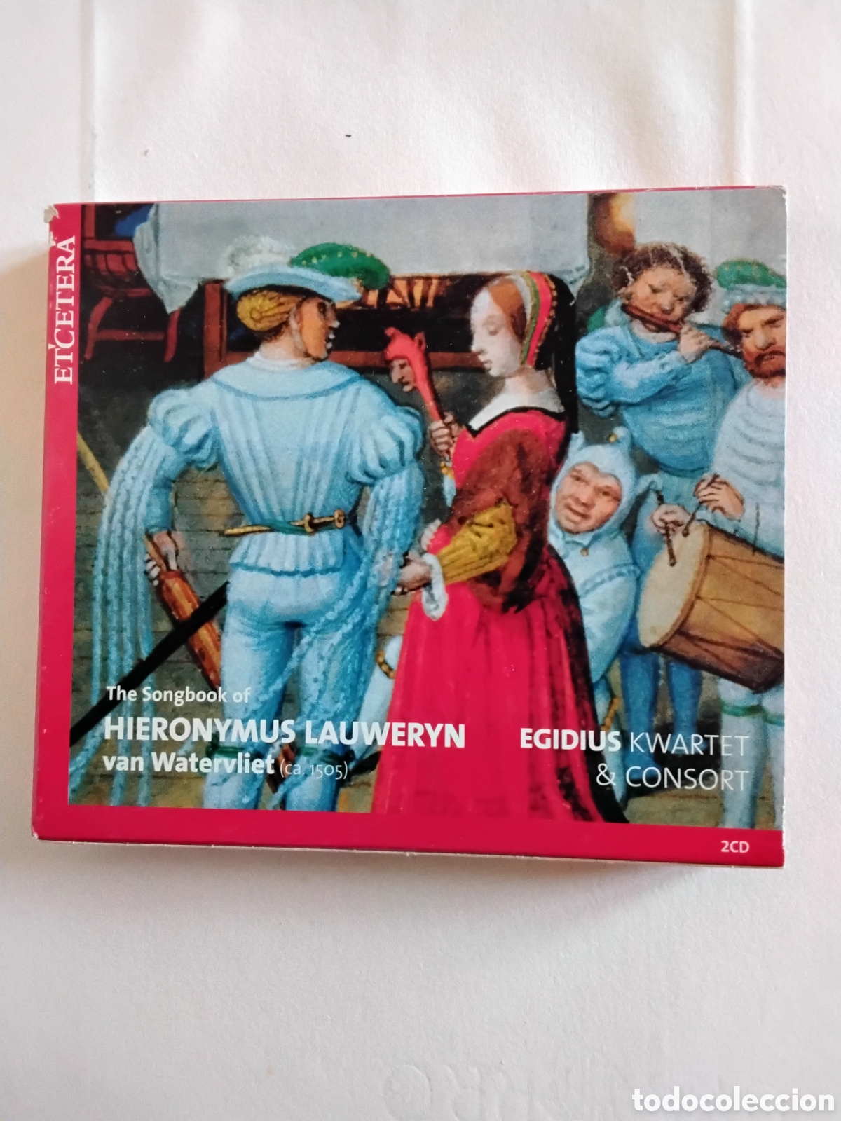 CDs de m&uacute;sica: THE SONGBOOK OF HIERONYMUS LAUWERYN. EGIDIUS KWARTET & CONSORT. 2 CD Y LIBRETO