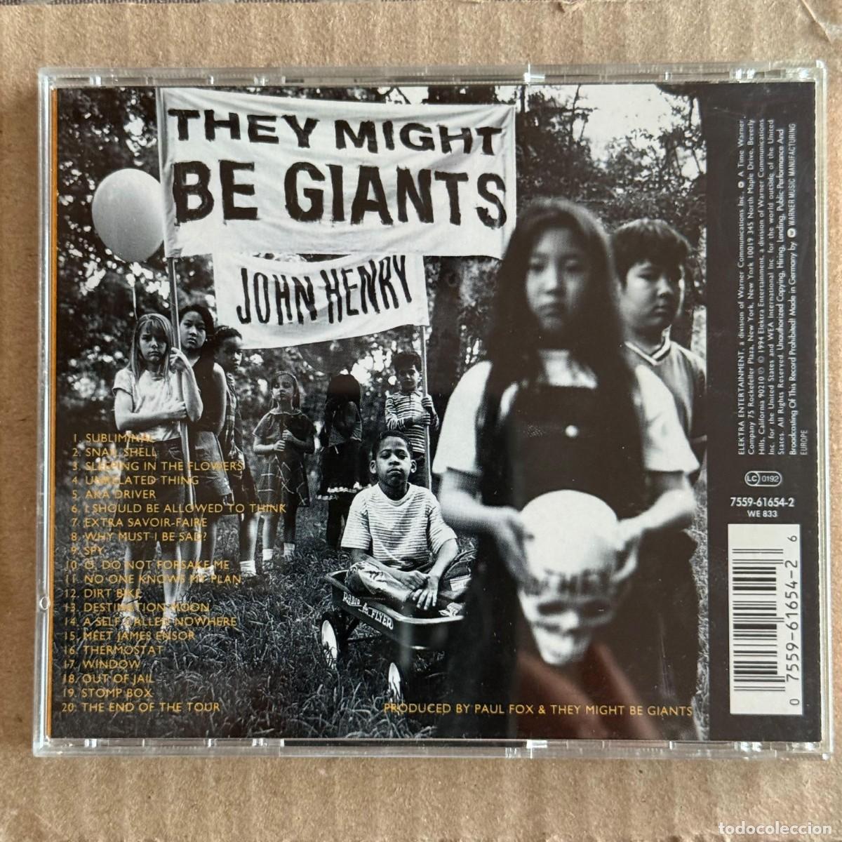 CDs de m&uacute;sica: They Might Be Giants &rdquo;John Henry&rdquo; CD - Foto 2