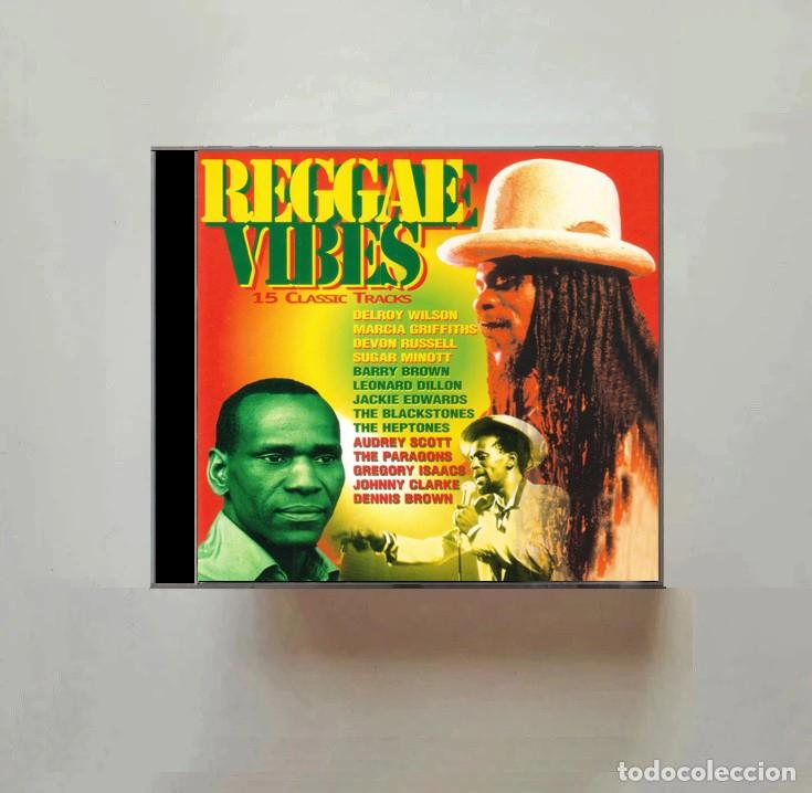 CDs de m&uacute;sica: REGGAE VIBES. 15 CLASSIC TRACKS. RECOPILATORIO. CD.