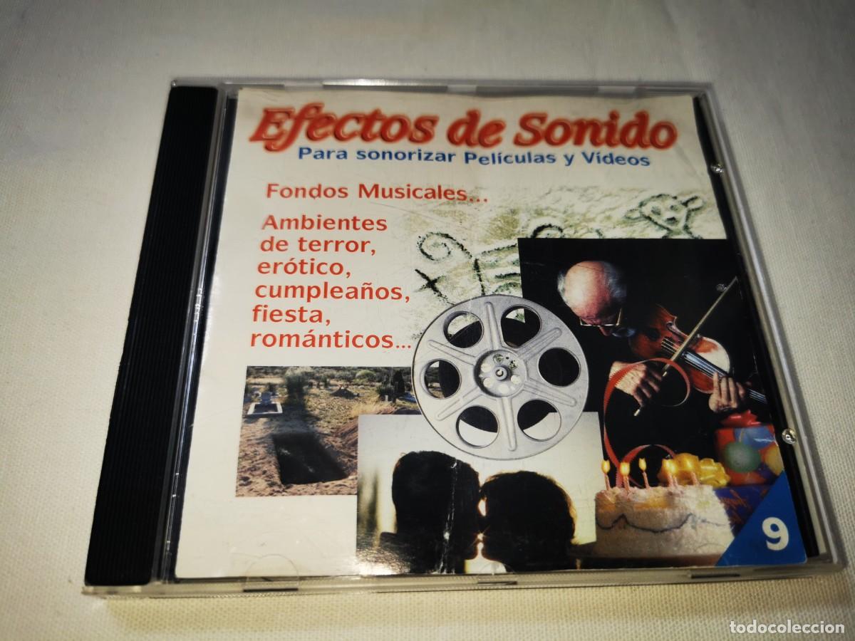CDs de m&uacute;sica: EFECTOS DE SONIDO Vol. 9 Para sonorizar Peliculas y videos CD ALBUM 1996 CONTIENE 70 EFECTOS