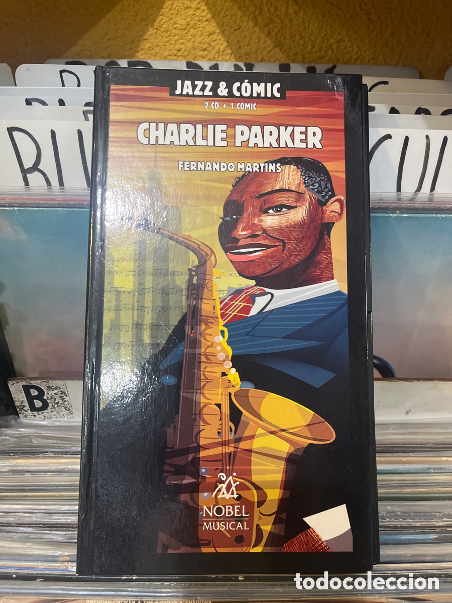 CDs de m&uacute;sica: jazz & c&oacute;mic charlie parker fernando martins 2cds
