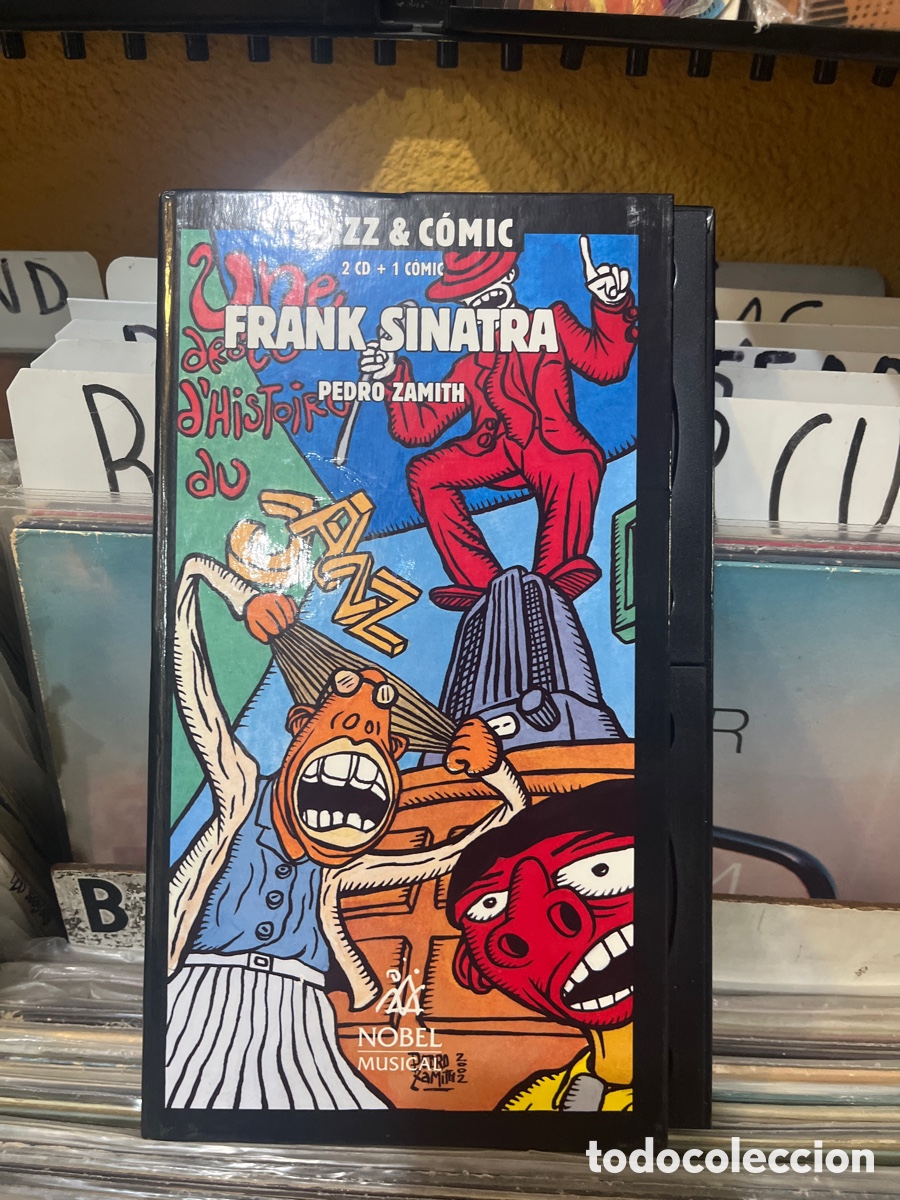 CDs de m&uacute;sica: jazz & c&oacute;mic frank sinatra 2cds