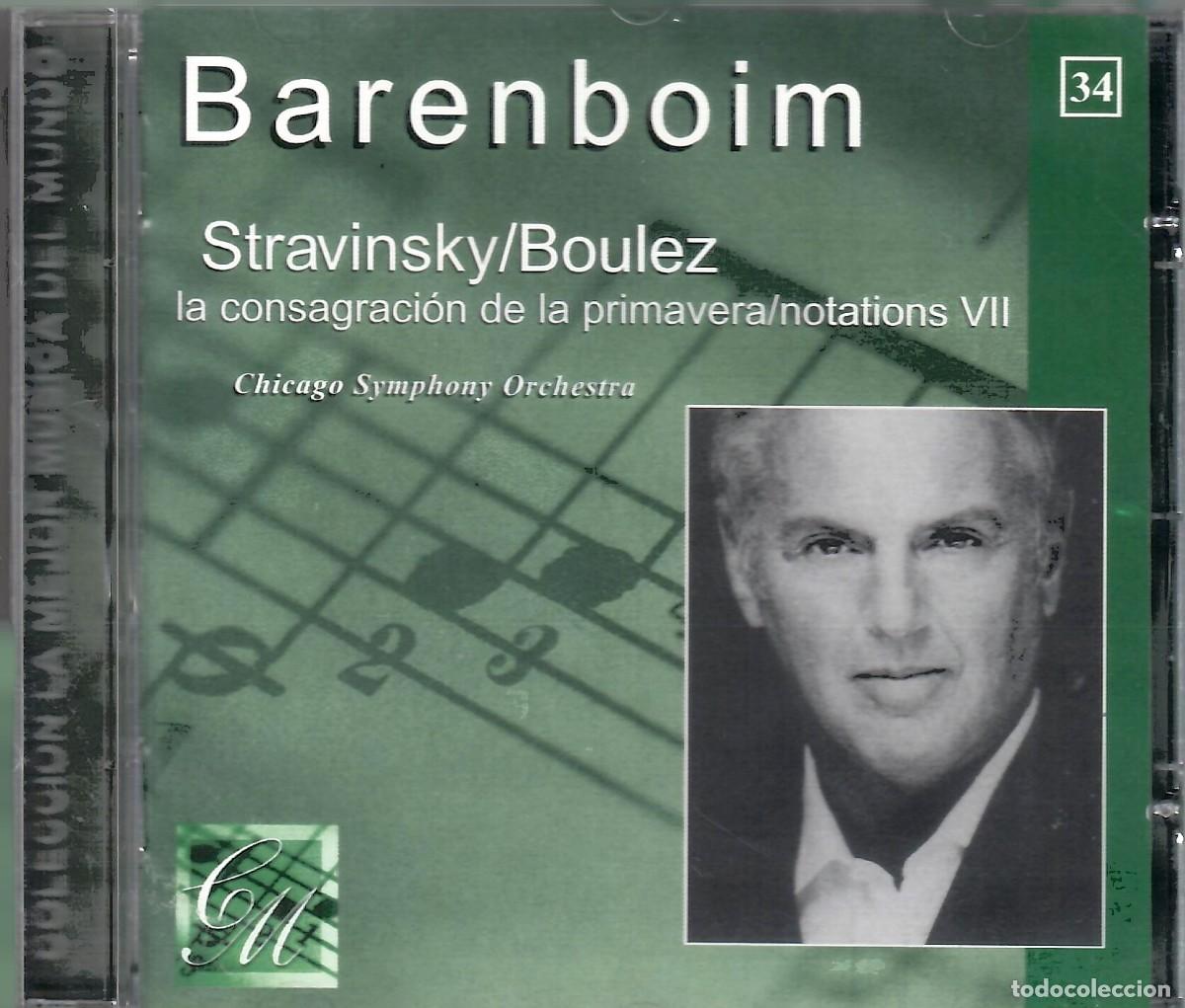 CDs de m&uacute;sica: CD Daniel Barenboim - Stravinsky: La Consagraci&oacute;n de la Primavera / Boulez: Notations VII (La Mejor