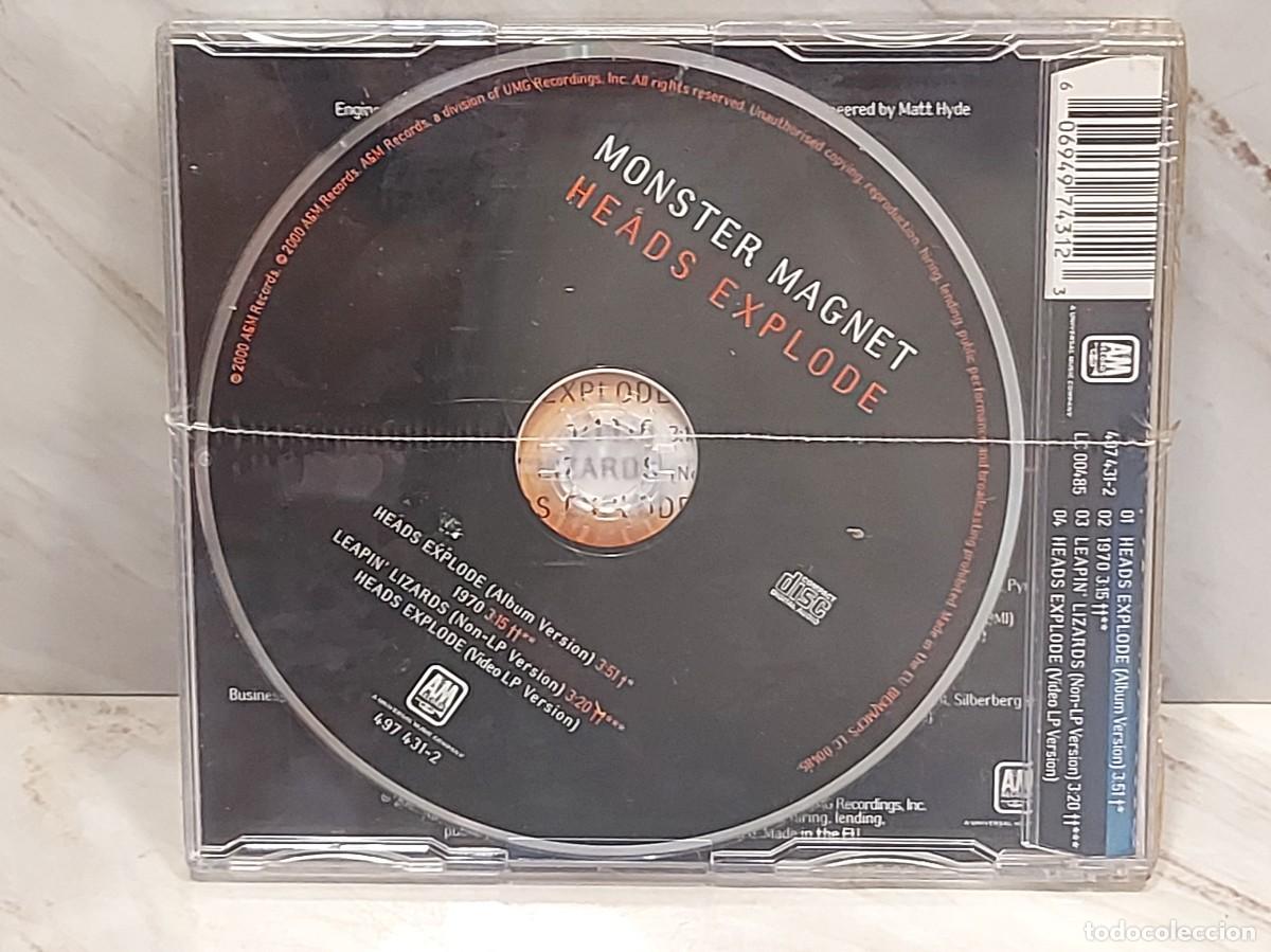 CDs de m&uacute;sica: MONSTER MAGNET | HEADS EXPLODE | CD MAXI ENHANCED 2000 | 3 TEMAS + VIDEO | PRECINTADO - Foto 2