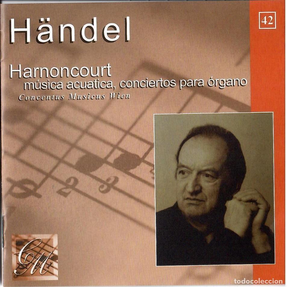 CDs de m&uacute;sica: CD Nikolaus Harnoncourt - H&auml;ndel: M&uacute;sica Acu&aacute;tica / Conciertos para &Oacute;rgano (La Mejor M&uacute;sica del Mund