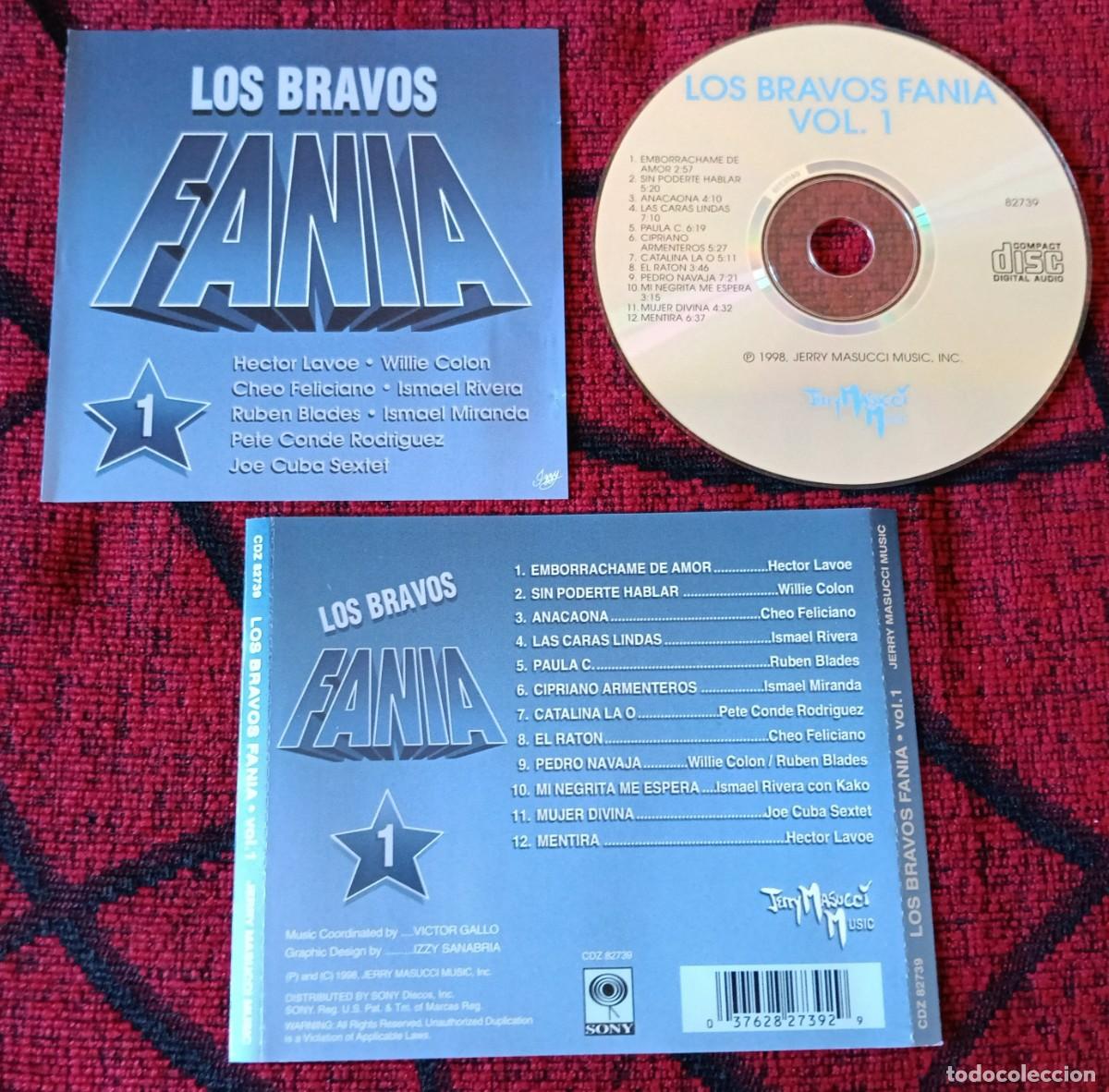 CDs de m&uacute;sica: LOS BRAVOS FANIA VOL. 1 CD RUBEN BLADES Willie Colon HECTOR LAVOE Ismael Miranda