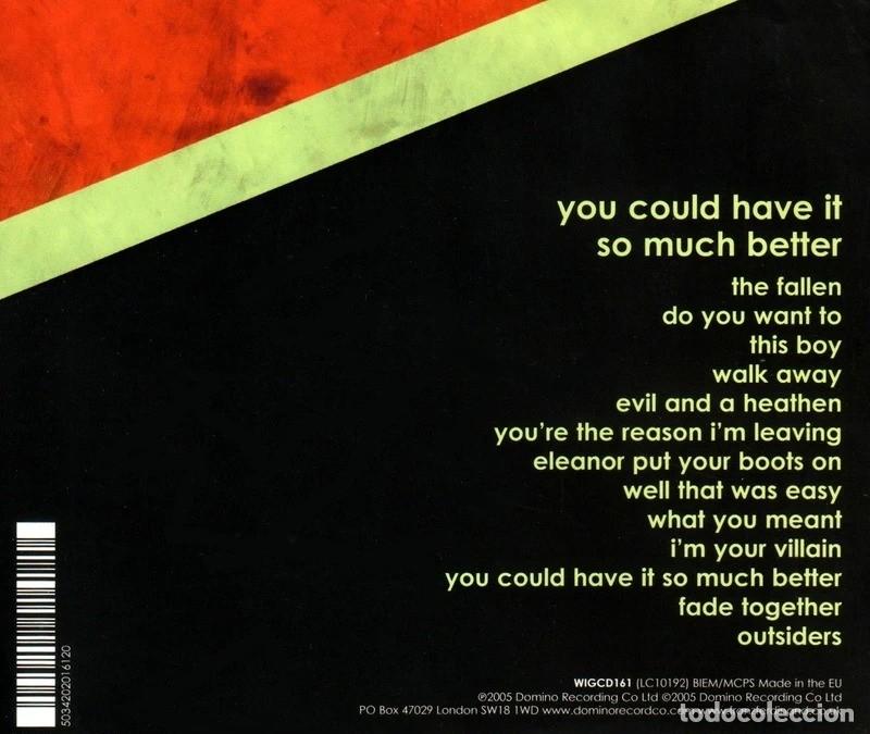 CDs de m&uacute;sica: FRANZ FERDINAND. YOU COULD HAVE IT SOME MUCH BETTER. CD. - Foto 2