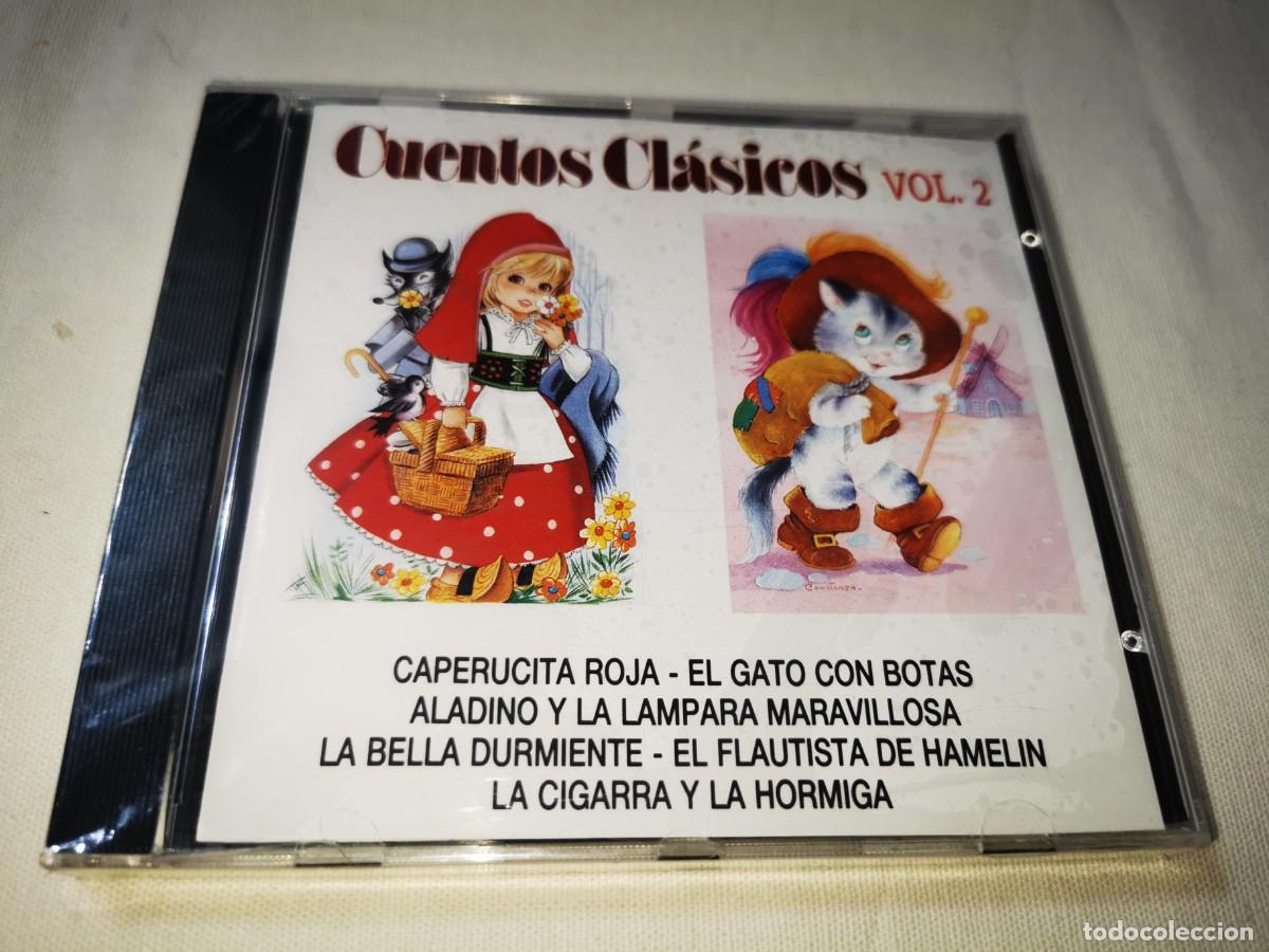 CDs de m&uacute;sica: CUENTOS CLASICOS Vol. 2 CD ALBUM PRECINTADO 1992 CAPERUCITA ROJA ALADINO LA BELLA DURMIENTE 6 TEMAS