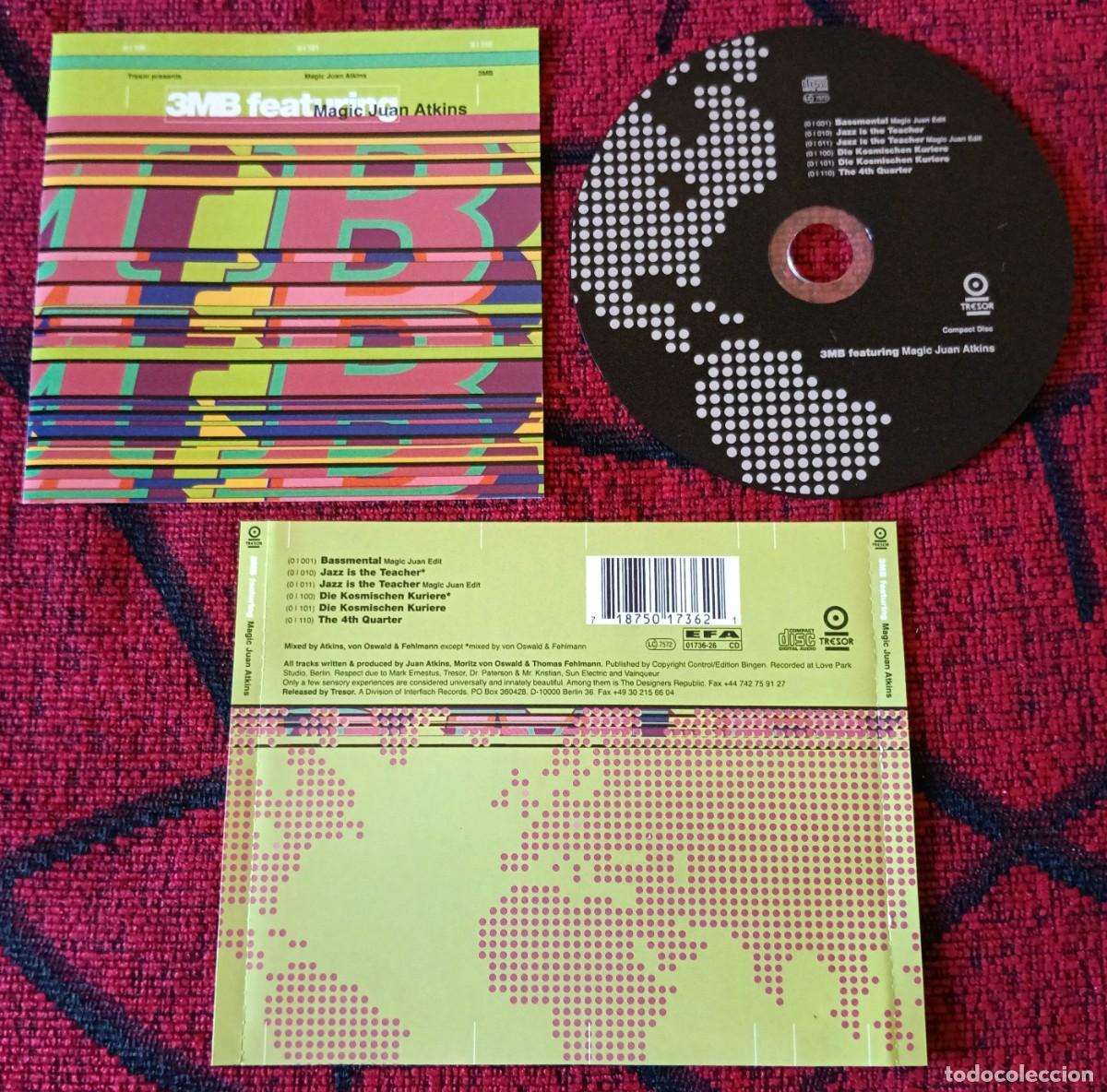 CDs de m&uacute;sica: 3MB Featuring Magic Juan Atkins CD ALEMANIA 1992