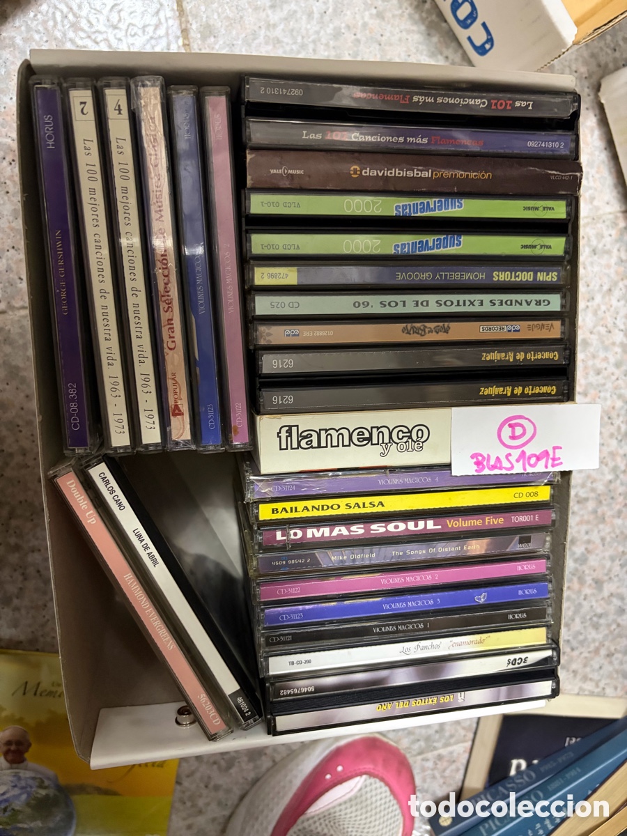 CDs de m&uacute;sica: Blas109E (D) lote 30 cds m&uacute;sica original David Bisbal m&uacute;sica cl&aacute;sica los panchos