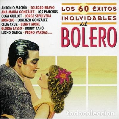 CDs de m&uacute;sica: Los 60 &eacute;xitos inolvidables del bolero- 8437007327014