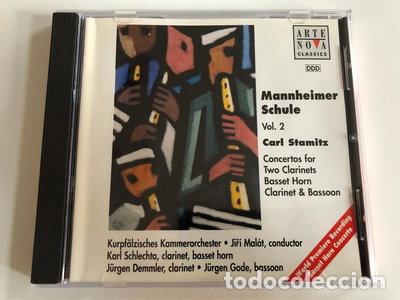 CDs de m&uacute;sica: Mannheimer Schule Vol. 2- 0743213047720