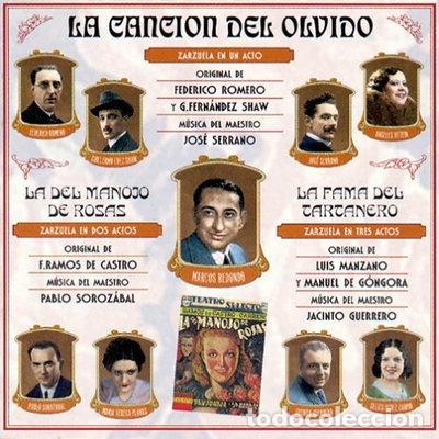 CDs de m&uacute;sica: La Canci&oacute;n Del Olvido - La Del Manojo De Rosas - La Fama Del Tartanero- 8427328075145