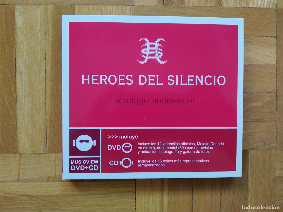 Music CDs: CD + DVD HEROES DEL SILENCIO ANTOLOGIA AUDIOVISUAL BUNBURY VER FOTOS COMO NUEVO