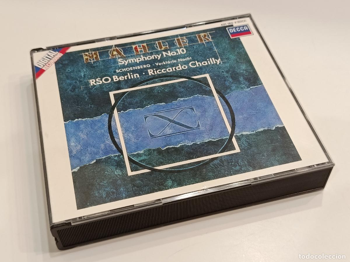 CDs de m&uacute;sica: MAHLER & SCHOENBERG - SYMPHONY No.10 VERKLARTE NACHT - RICCARDO CHAILLY -DECCA 2 CD 421 182-2 (1987)