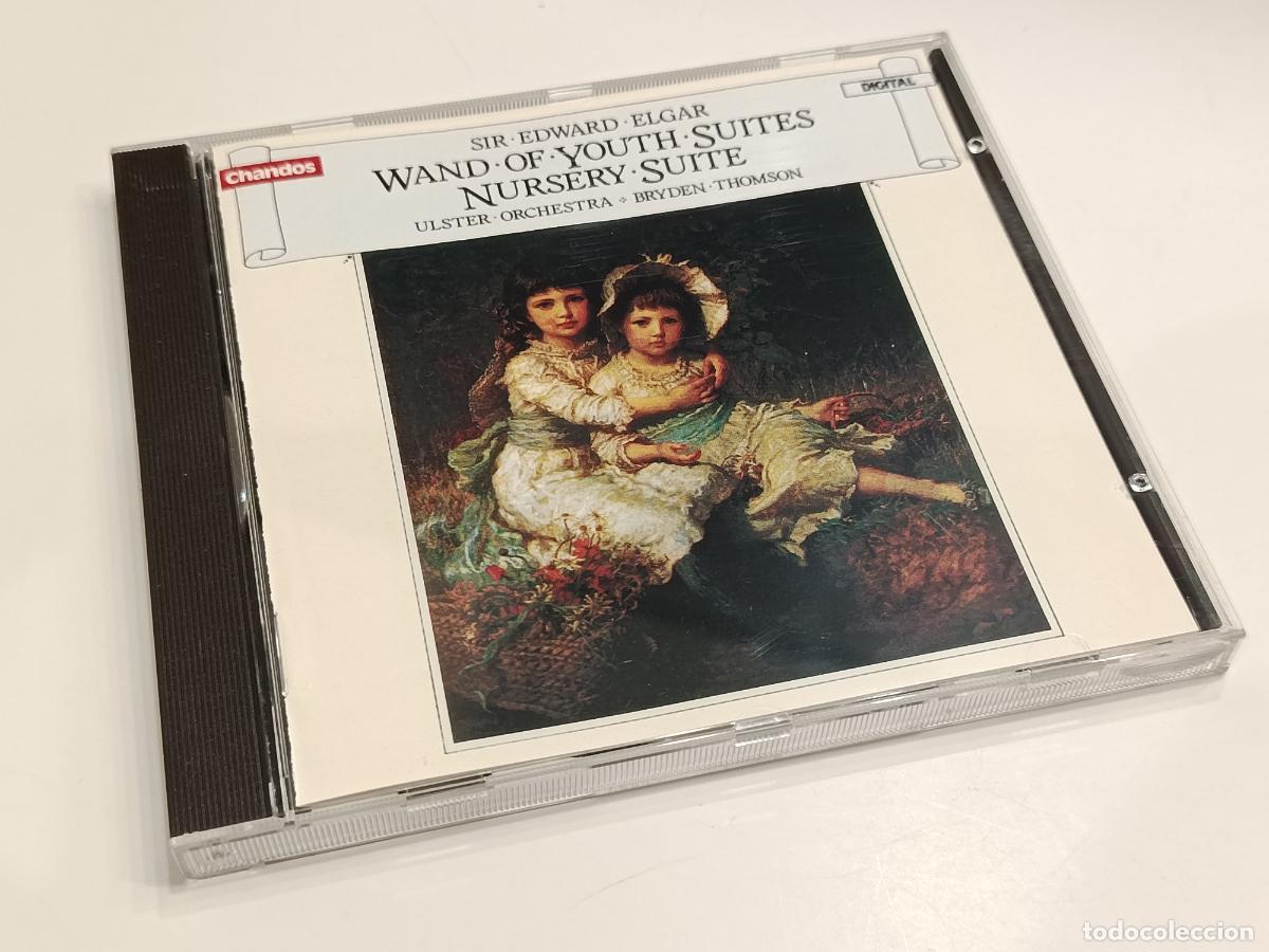 CDs de m&uacute;sica: SIR EDWARD ELGAR - WAND OF YOUTH & NURSERY SUITES - BRYDEN THOMSON- CHANDOS CD CHAN 8318 (1983) -NEW