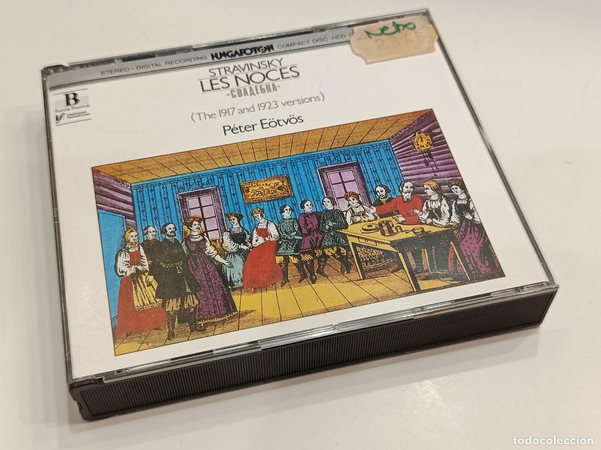 CDs de m&uacute;sica: STRAVINSKY - LES NOCES (THE 1927 AND 1923 VERSIONS) - PETER EOTVOS - HUNGAROTON CD HCD 12989 - NUEVO