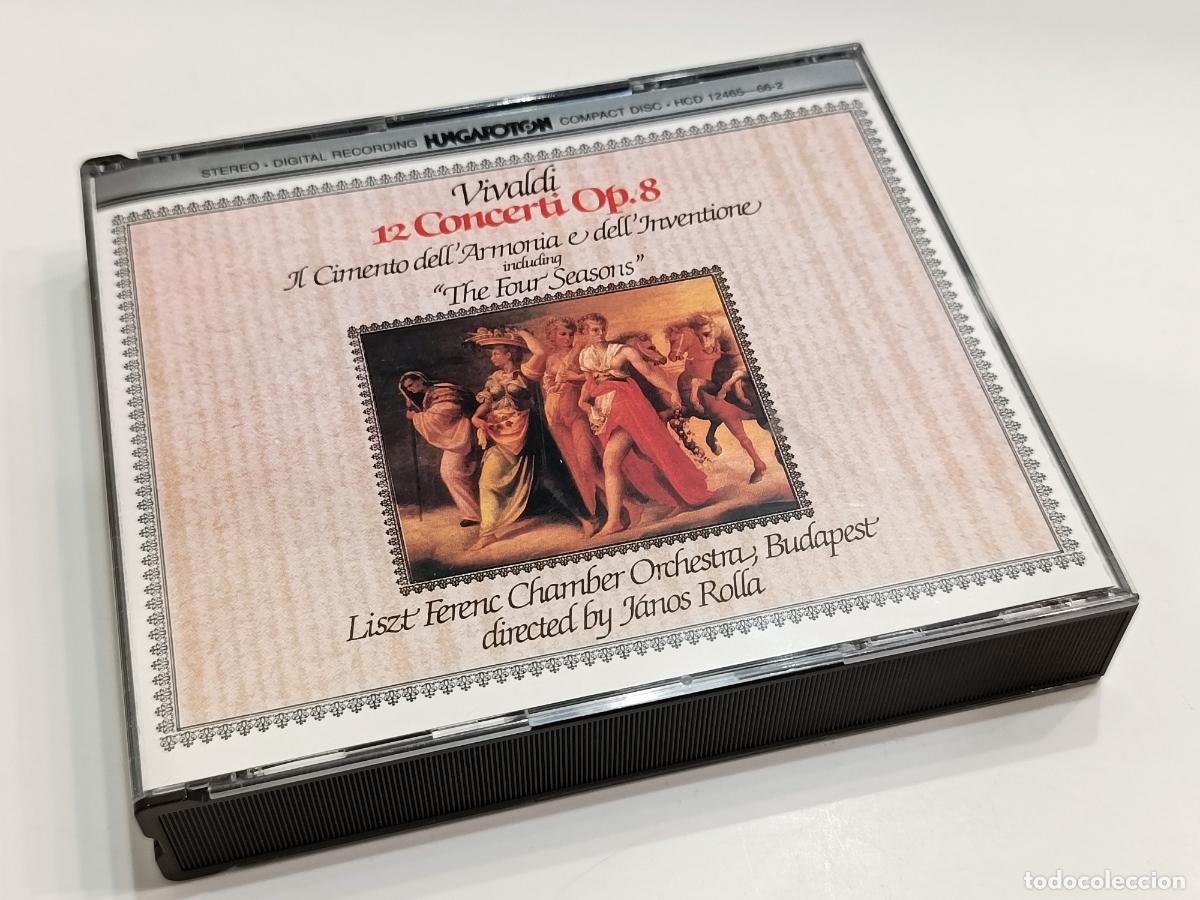 CDs de m&uacute;sica: VIVALDI - 12 CONCERTI Op.8 - JANOS ROLLA - HUNGAROTON 2 CD HCD 12465-66-2 (1983) - NUEVO