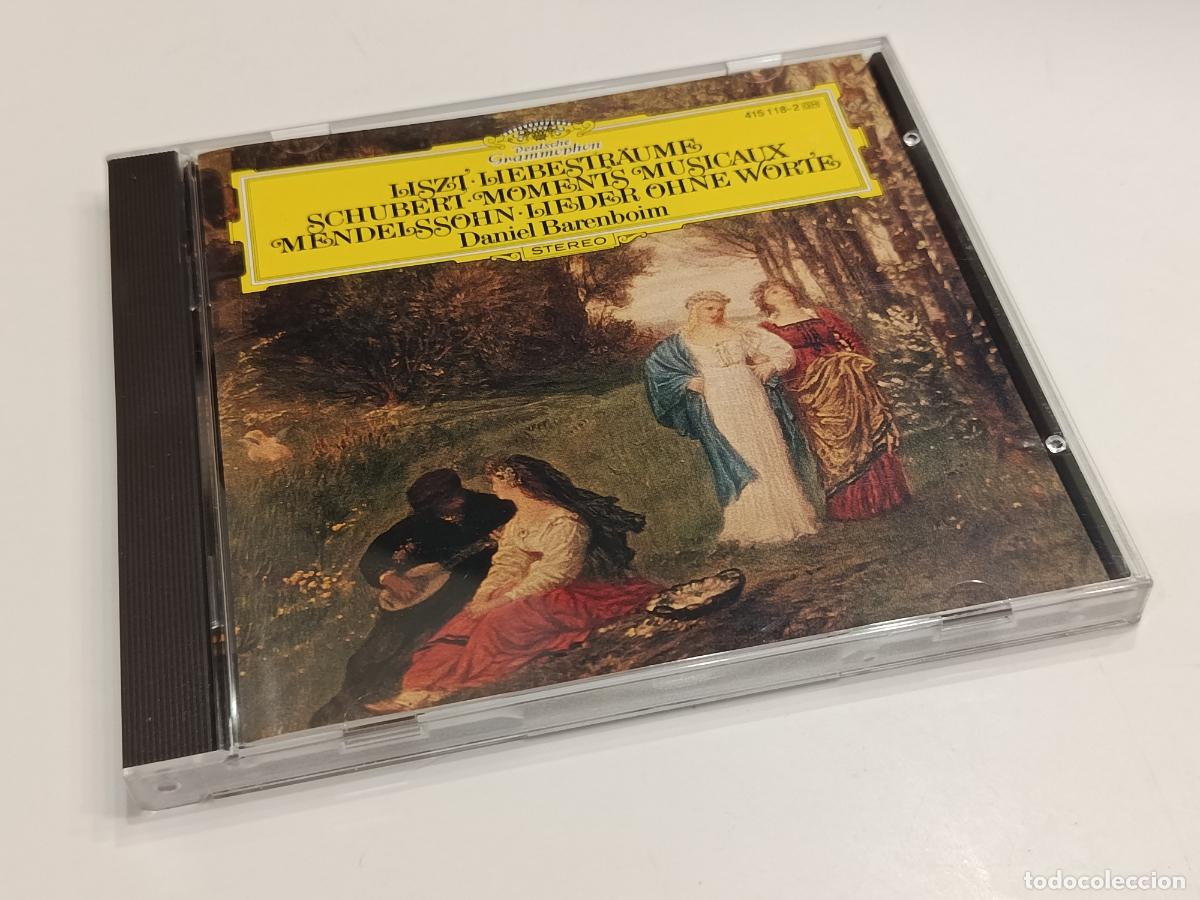 CDs de m&uacute;sica: LISZT SCHUBERT MENDELSSOHN - LIEBESTRAUME- DANIEL BARENBOIM - DEUTSCHE GRAMMOPHON CD 415 118-2 1985