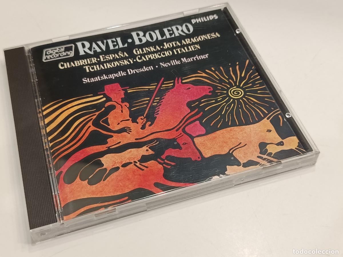 CDs de m&uacute;sica: RAVEL BOLERO - GLINKA JOTA ARAGONESA - NEVILLE MARRINER - PHILIPS CD 410 047-2 (1982) - NUEVO
