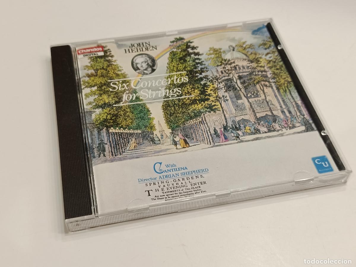 CDs de m&uacute;sica: JOHN HEBDEN - SIX CONCERTOS FOR STRINGS - ADRIAN SHEPHERD - CHANDOS CD CHAN 8339 (1983) - NUEVO