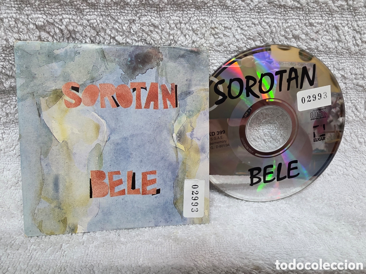 CDs de m&uacute;sica: SOROTAN BELE / MUNDU HEGIAN - PROMO ELKAR 1994