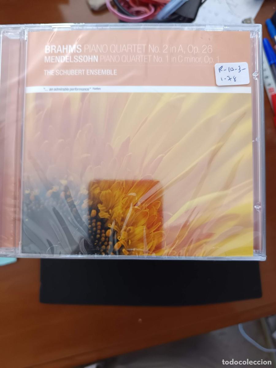 CDs de m&uacute;sica: BRAHMS: PIANO QUINTET N&ordm; 2 / MENDELSSOHN: PIANO QUARTET N&ordm; 1. THE SCHUBERT ENSEMBLE