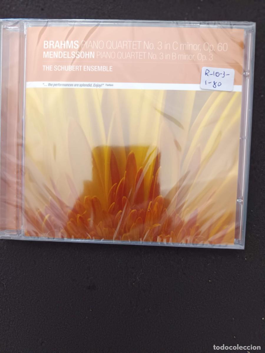 CDs de m&uacute;sica: BRAHMS: PIANO QUARTET N&ordm; 3 IN C MINOR / MENDELSSOHN: PIANO QUARTET N&ordm; 3 IN B MINOR