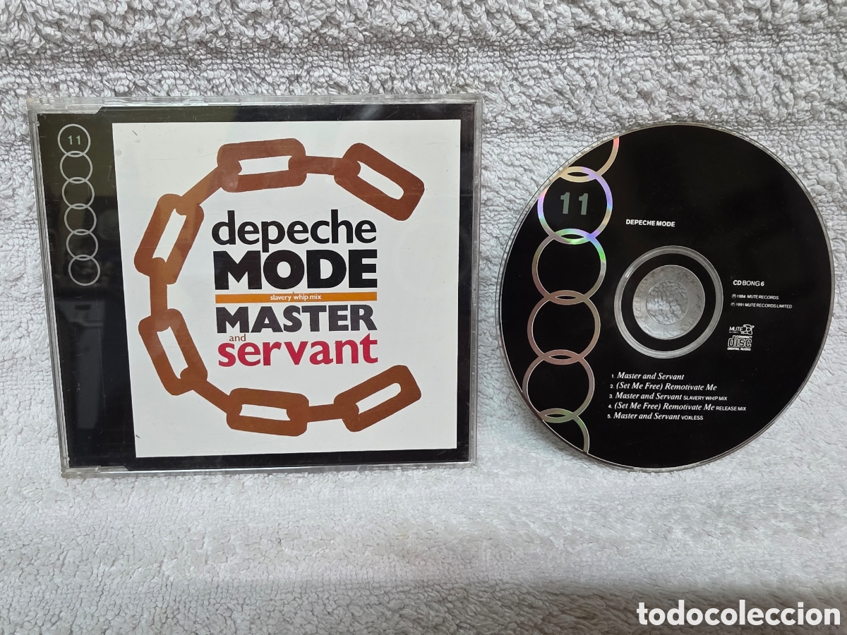 CDs de m&uacute;sica: DEPENDE MODE/ MASTER AND SERVANT UK 1991