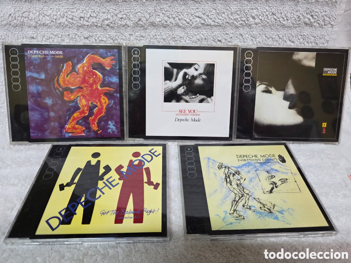 CDs de m&uacute;sica: DEPECHE MODE 5 CDS COLECCIONABLES UK