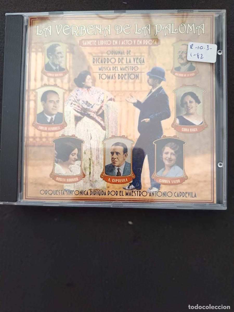 CDs de m&uacute;sica: LA VERBENA DE LA PALOMA. DIR: ANTONIO CAPDEVILA. M&Uacute;SICA: TOM&Aacute;S BRET&Oacute;N. ORQUESTA SINF&Oacute;NICA