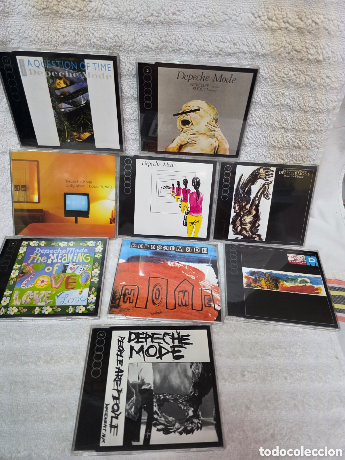 CDs de m&uacute;sica: DEPECHE MODE / 9 CDs COLECCIONABLES UK