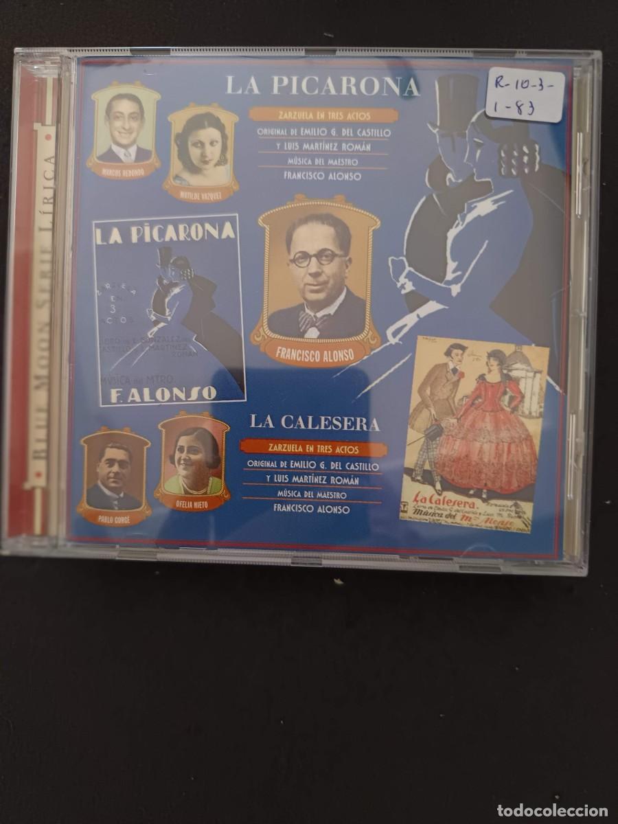 CDs de m&uacute;sica: LA PICARONA / LA CALESERA. M&Uacute;SICA DEL MAESTRO FRANCISCO ALONSO