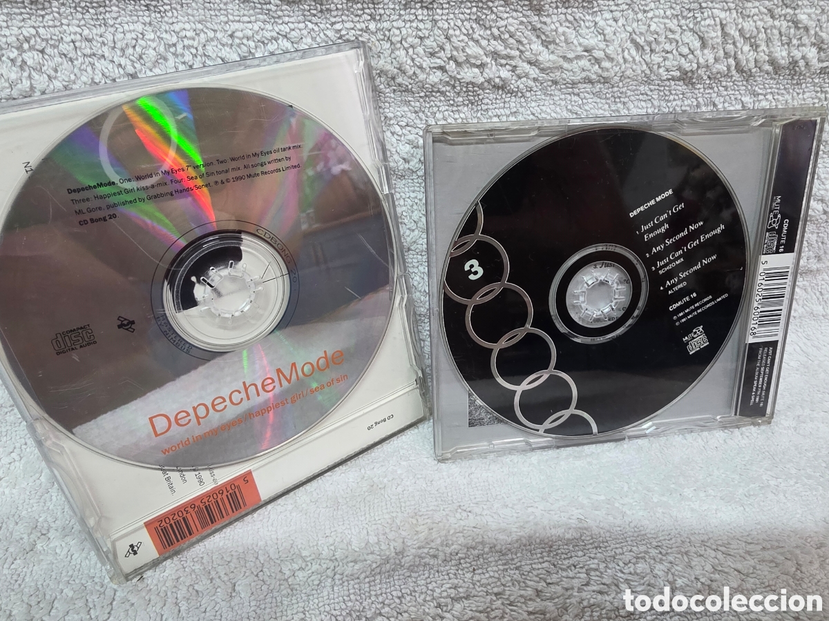CDs de m&uacute;sica: DEPECHE MODE 2 CD COLECCIONABLES UK - Foto 2