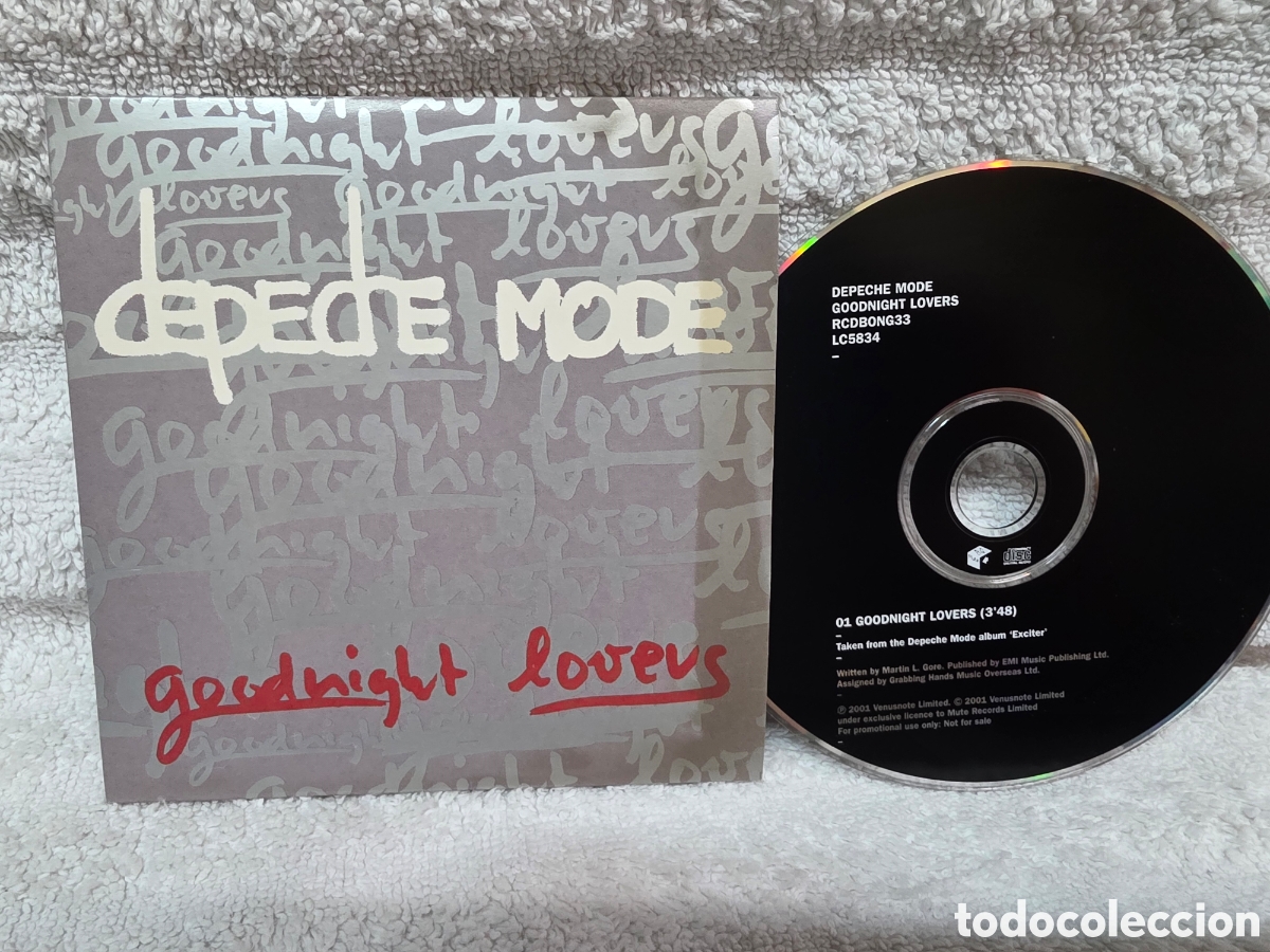 CDs de m&uacute;sica: DEPECHE MODE / GOODNIGHT LOVERS UK 2001