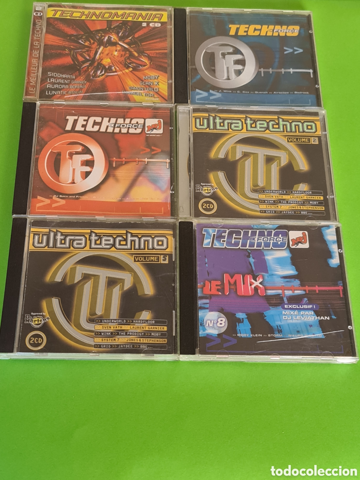 CDs de m&uacute;sica: Lote de 6 CD's M&uacute;sica Techno .