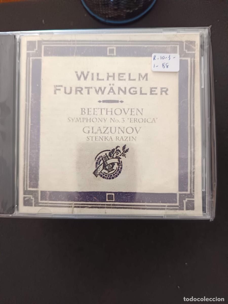 CDs de m&uacute;sica: WILHELM FURTW&Auml;NGLER: BEETHOVEN: SYMPHONY N&ordm; 3 &rdquo;EROICA&rdquo; / GLAZUNOV: STENKA RAZIN