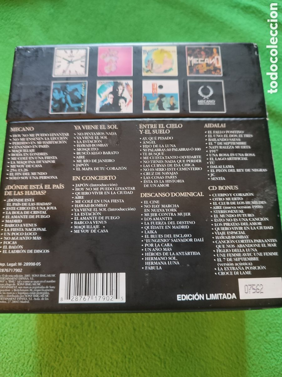 CDs de m&uacute;sica: Mecano - Obras completas, cofre con 8 Cds - Foto 2
