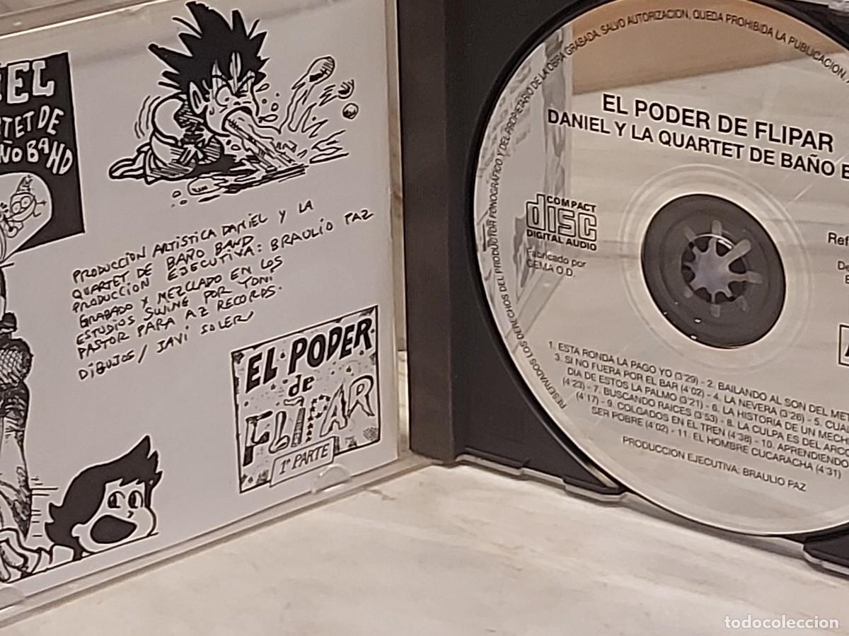 CDs de m&uacute;sica: DANIEL Y LA QUARTET DE BA&Ntilde;O BAND | EL PODER DE FLIPAR | 1&ordf; PARTE | AZ RECORDS 1994 | DE LUJO - Foto 2