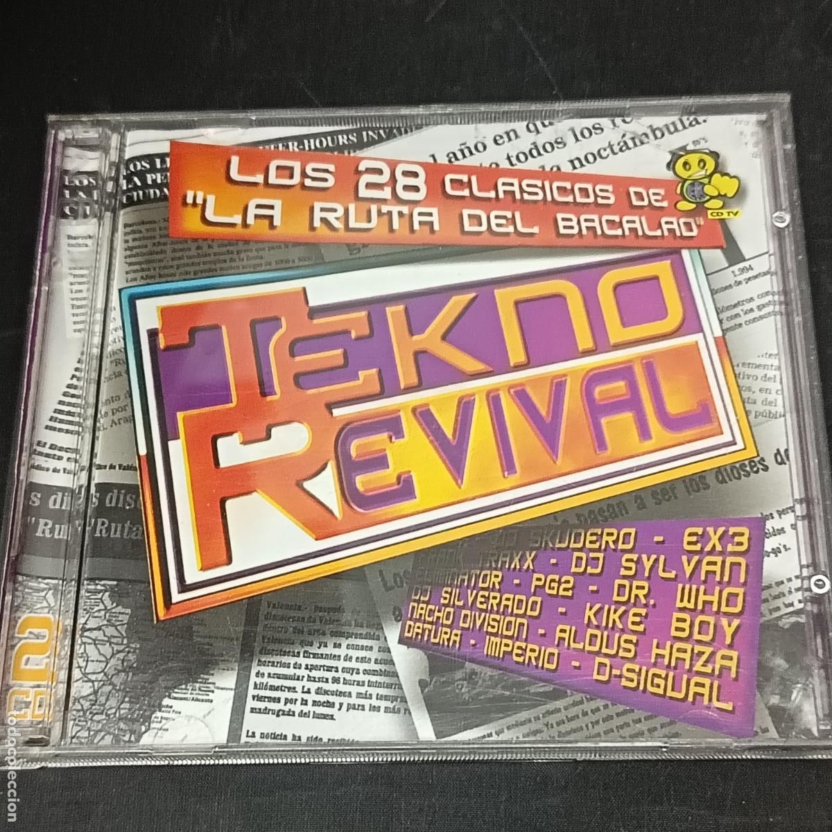 CDs de m&uacute;sica: 2CD Tekno Revival: ARKIMED, IMPERIO, SPACEFRONT, DJ SKUDERO, PG2, FRANK TRAXX, EX3, ICON, SILVAN...