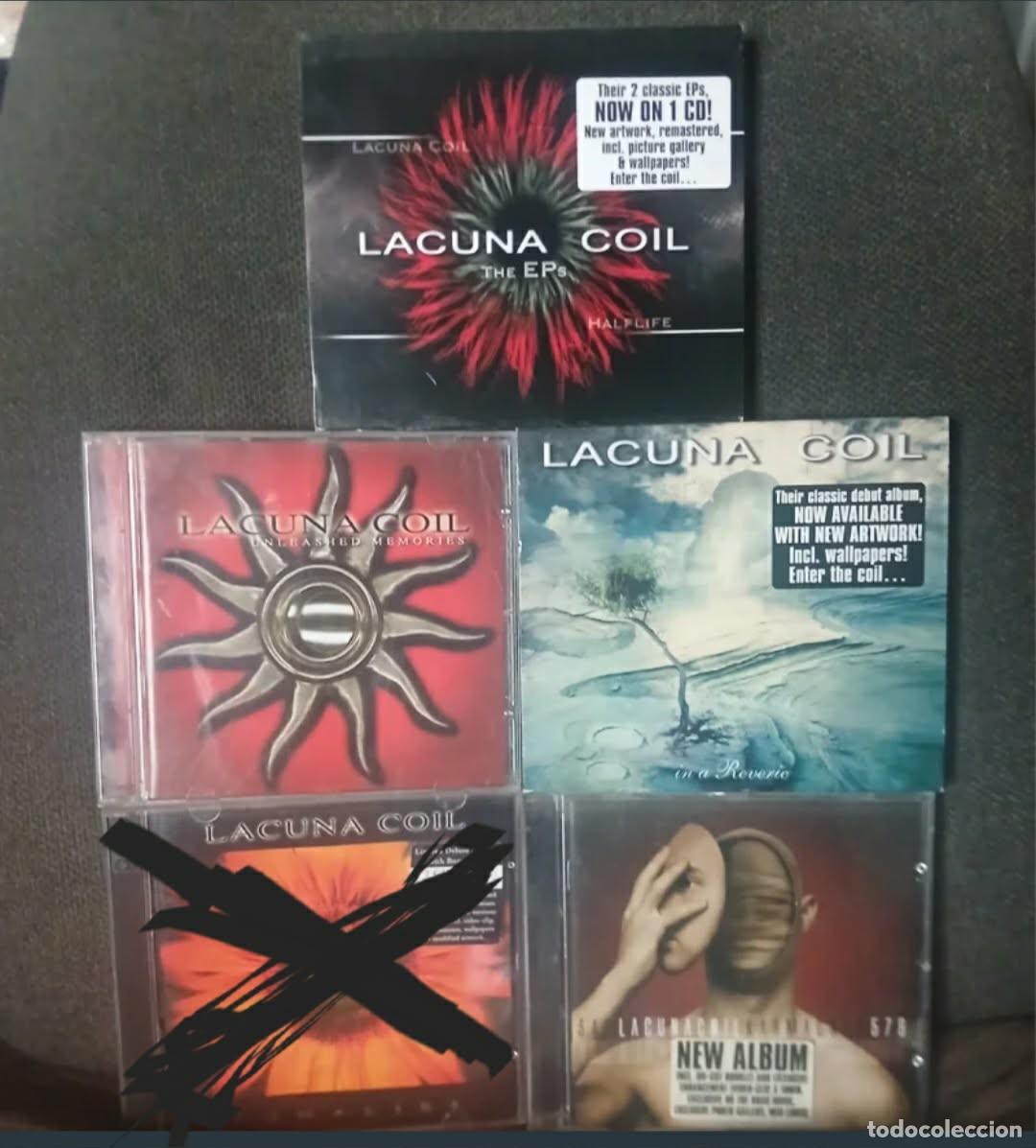 CDs de Musique: PACK 5 CDS DE LACUNA COIL - INCLUYE ALGUNAS EDICIONES DOBLES O ESPECIALES