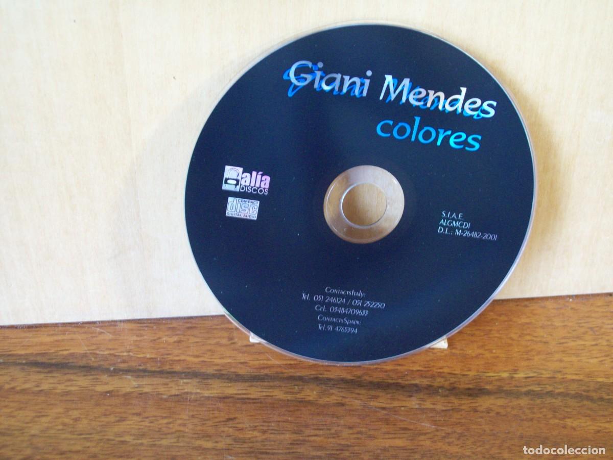 CDs de m&uacute;sica: GIANI MENDES - COLORES - CD SOLO SIN CAJA NI CARATULAS