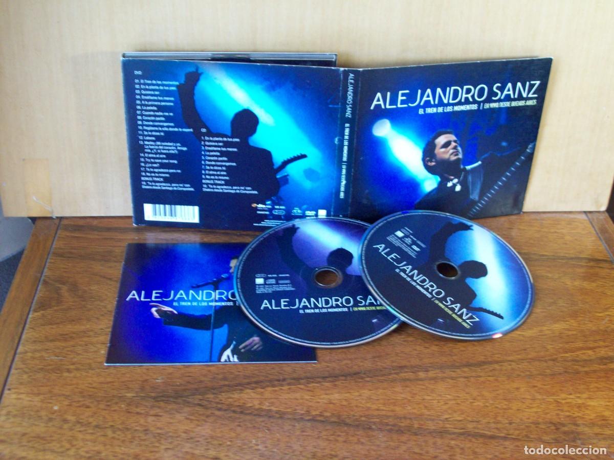 CDs de m&uacute;sica: ALEJANDRO SANZ - EL TREN DE LOS MOMENTOS / EN VIVO DESDE BUENOS AIRES - CD + DVD DIGIPACK
