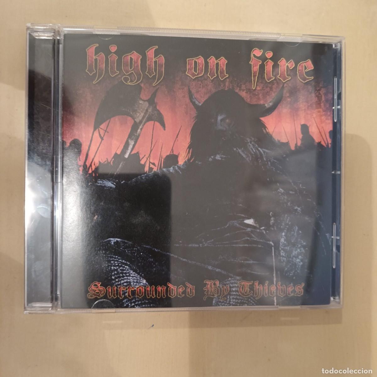 CDs de m&uacute;sica: High On Fire , Surrounded By Thieves , CD 2002 USA , Estado impecable, Doom Metal