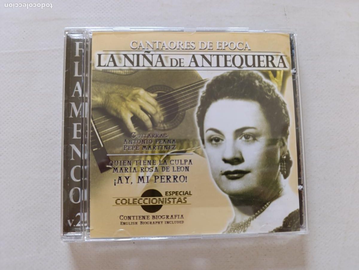 CDs de m&uacute;sica: CD LA NI&Ntilde;A DE ANTEQUERA VOL. 2 - CANTAORES DE EPOCA - LEER DESCRIPCION (1K)
