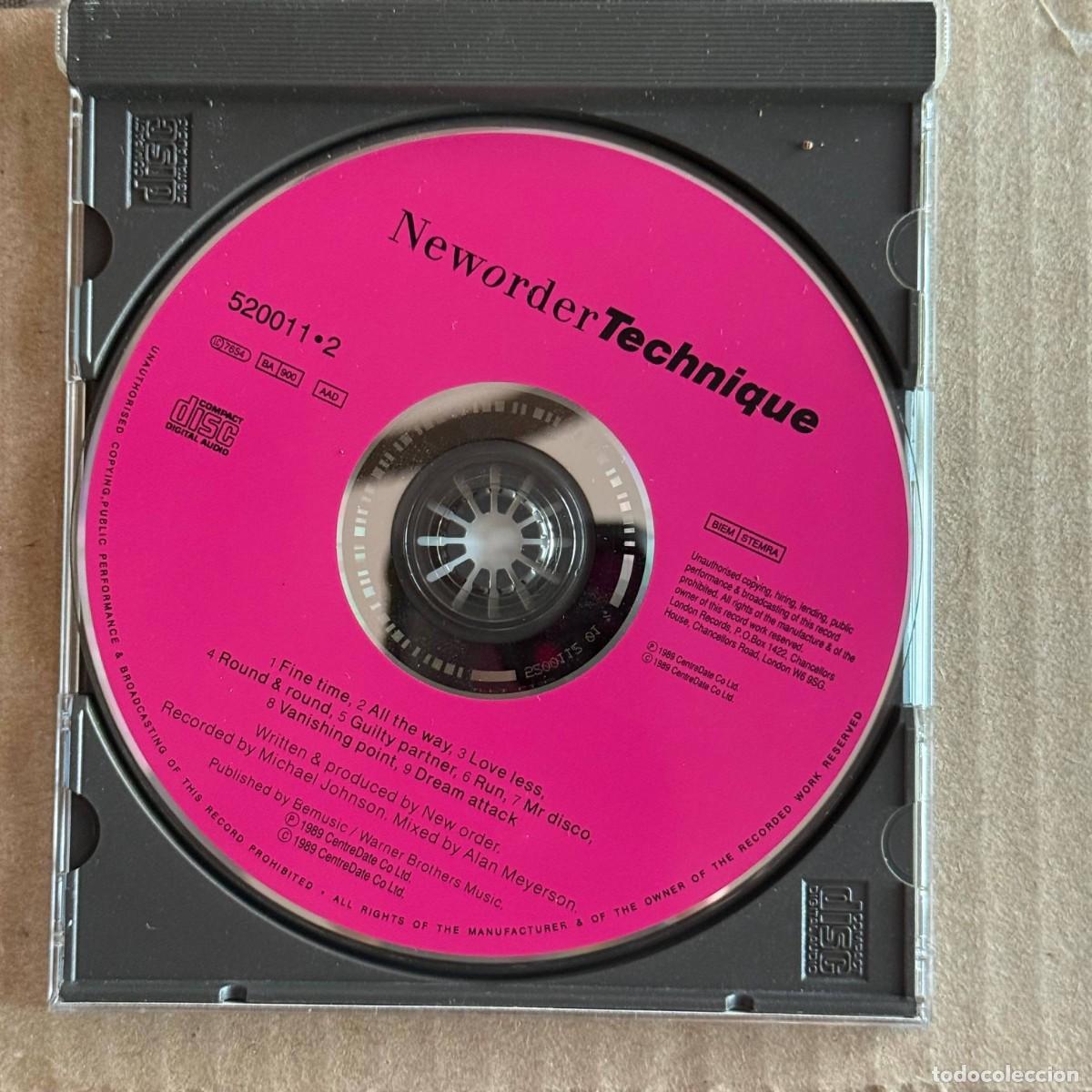 CDs de m&uacute;sica: New Order &rdquo;Technique&rdquo; CD - Foto 3