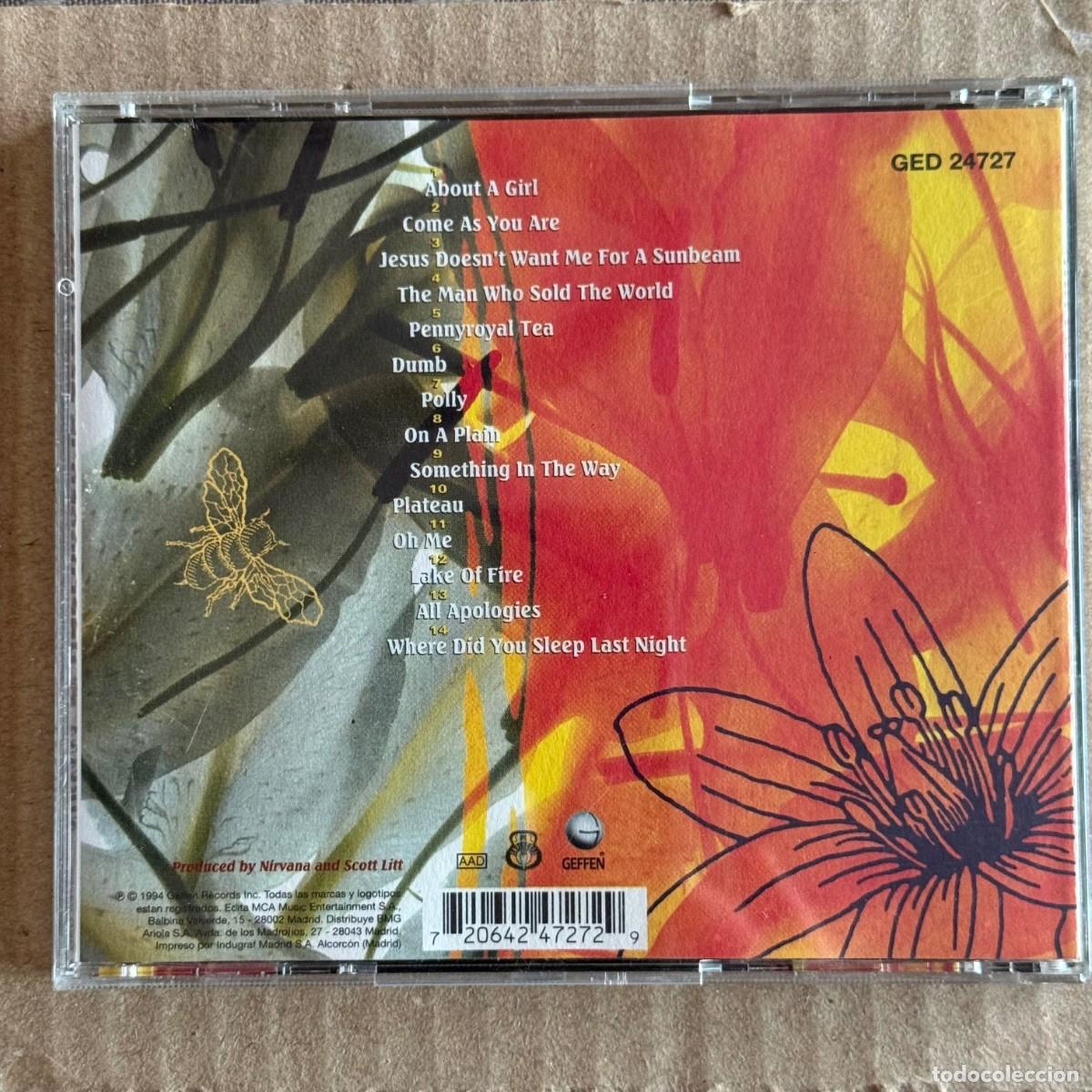 CDs de m&uacute;sica: Nirvana &rdquo;Umplugged in New York&rdquo; CD Ed.1994 - Foto 2