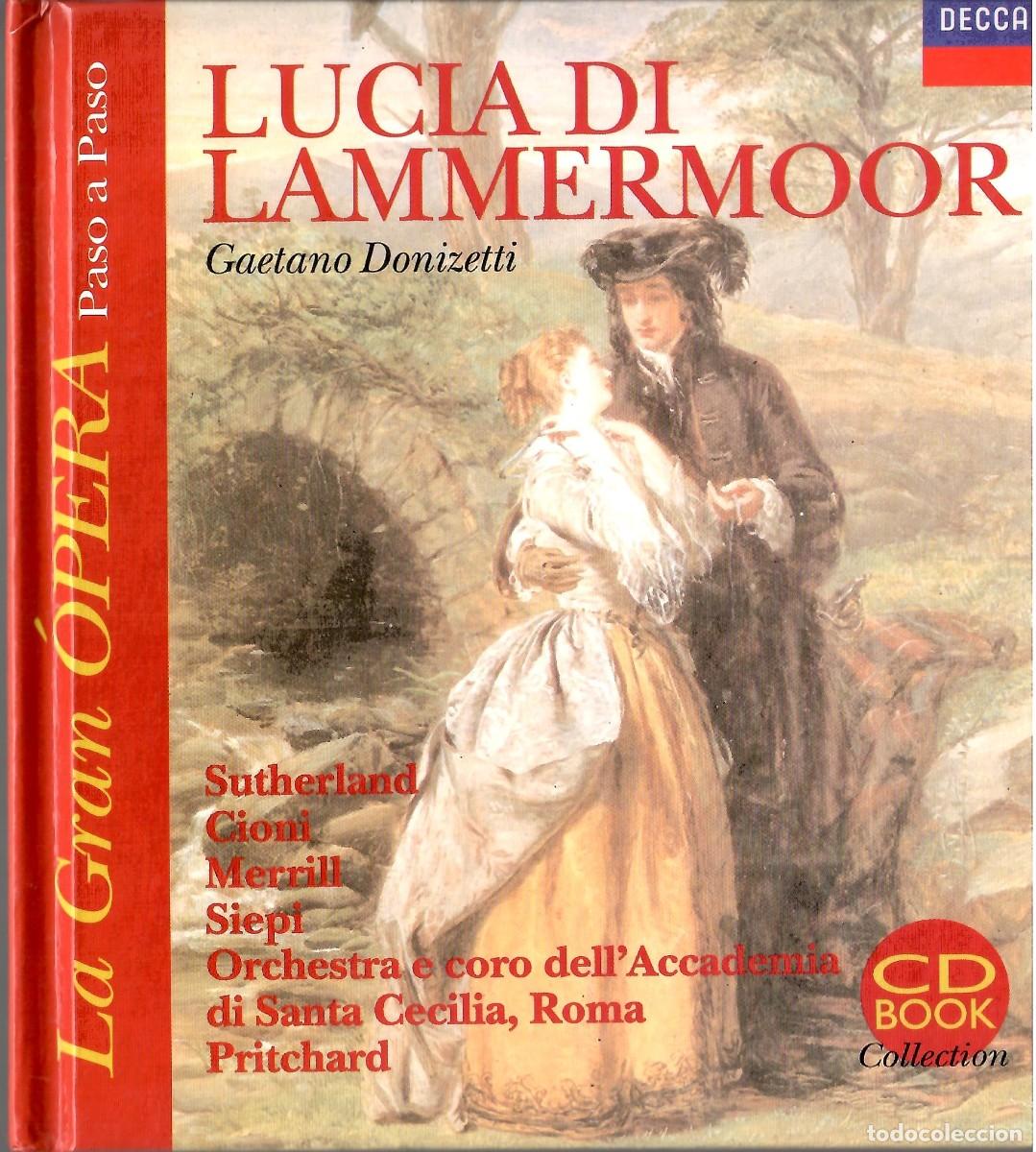 CDs de m&uacute;sica: CD Libro &Oacute;pera: Lucia di Lammermoor - Donizetti (Joan Sutherland)