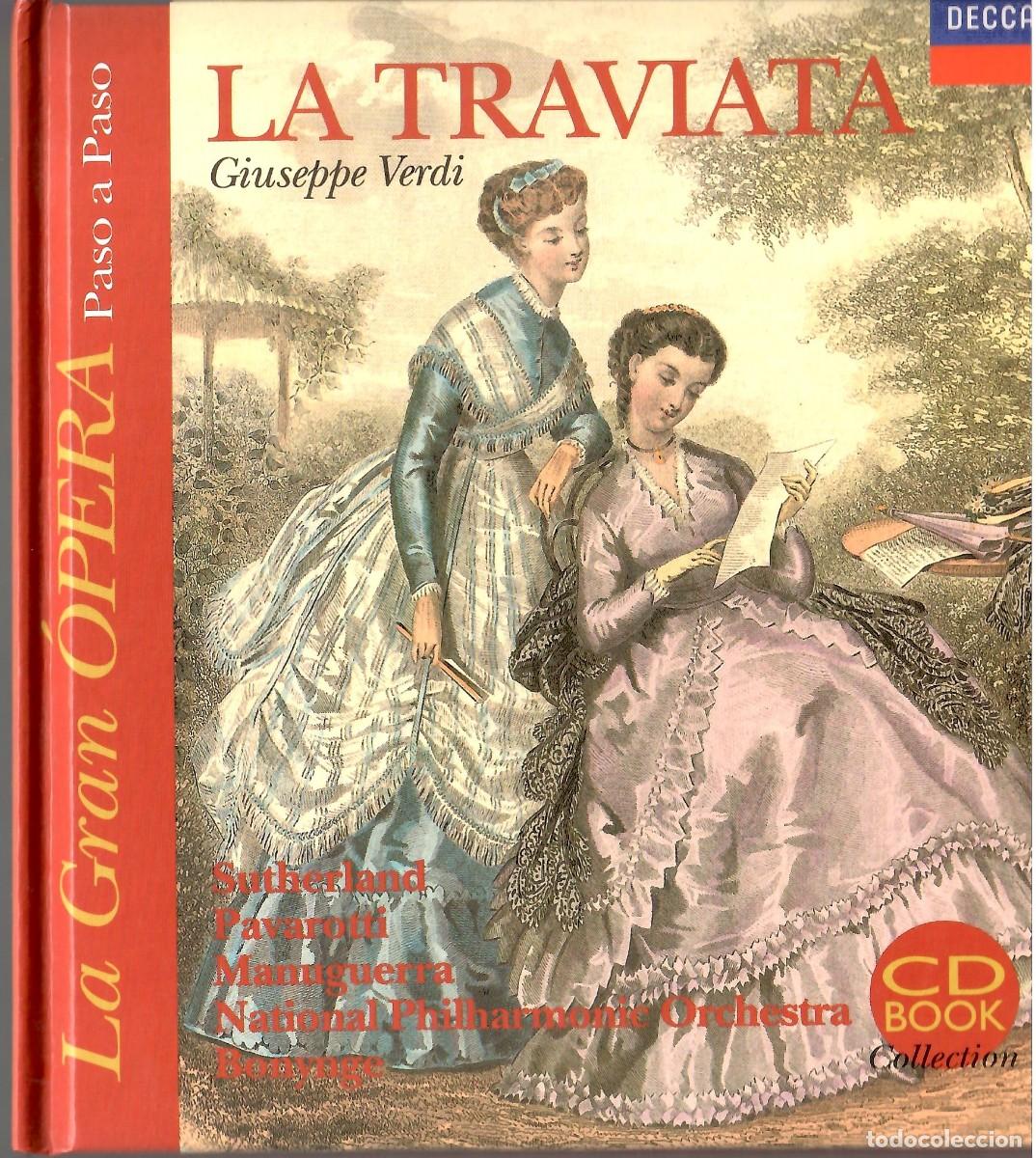 CDs de m&uacute;sica: CD Libro &Oacute;pera: La Traviata - Verdi (Pavarotti / Sutherland)