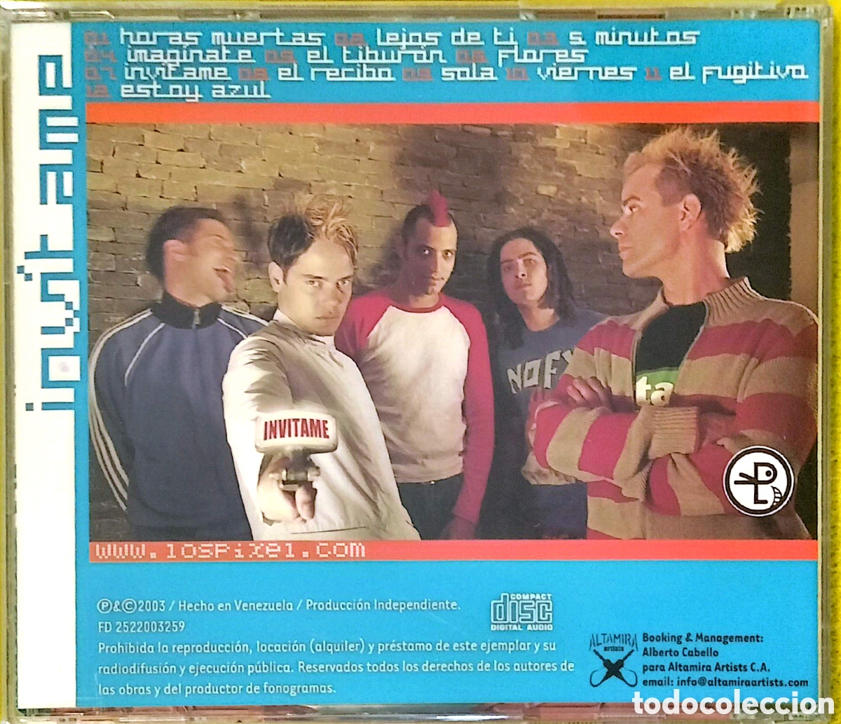CDs de m&uacute;sica: CD Los Pixel - Invitame - Foto 3